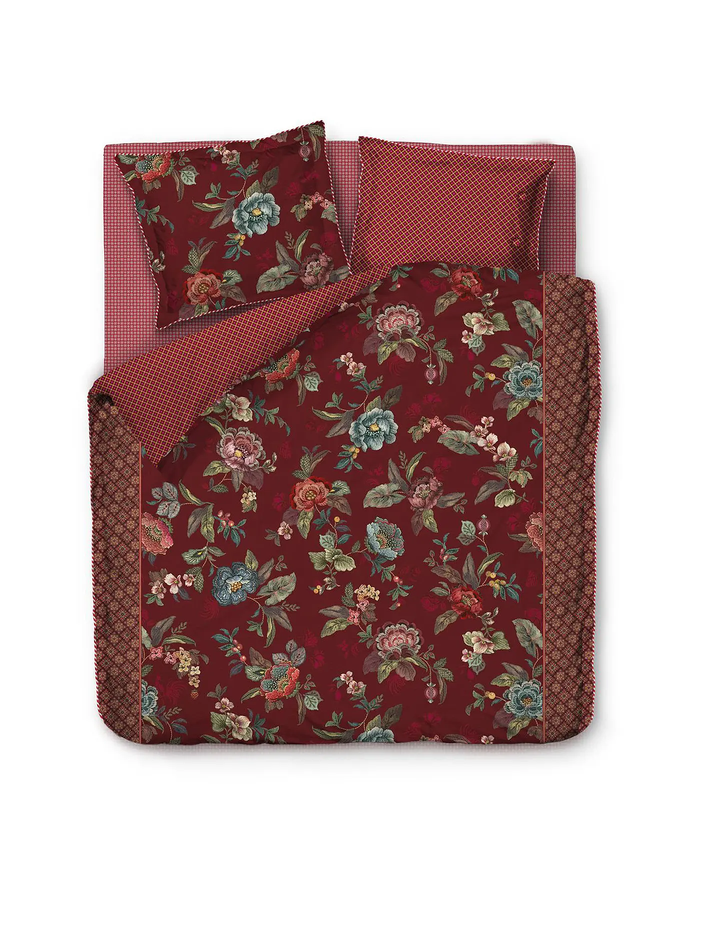 PIP STUDIO | Perkal Bettwäsche Poppy Stitch 2x 70x90cm / 200x200cm | 
